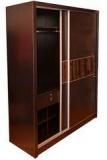 HomeTown Mozart Sliding Wardrobe In Wenge Colour