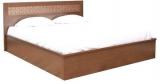 HomeTown Nebula New King Bed With Full Hydraulic Storage In Coffee Brown Colour