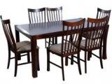 HomeTown Parker Solidwood 6 Seater Dining Set