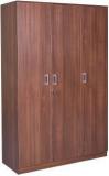 Hometown Premier 3 Door Regato Walnut Engineered Wood Almirah