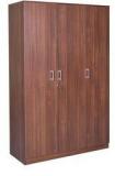 HomeTown Premier Three Door Wardrobe In Regato Walnut Colour