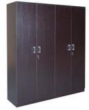 HomeTown Prime Four Door Wardrobe In Wenge Colour