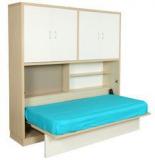 HomeTown Rhodes Space Saver Single Bed In Doughlas Pine & Wenge Colour