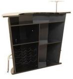 HomeTown Royale Bar Cabinet In Wenge Colour