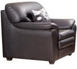 HomeTown Tagus One Seater Sofa In Black Colour