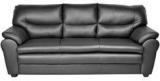 HomeTown Tagus Three Seater Sofa In Black Colour