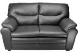 HomeTown Tagus Two Seater Sofa In Black Colour