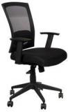 HomeTown Titan High Back Ergonomic Chair In Black Colour