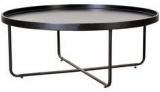 HomeTown Tracy Round Coffee Table In Black