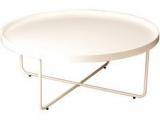 HomeTown Tracy Round Coffee Table In White