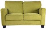 HomeTown Trent Fabric Two Seater Sofa In Lime Green Colour