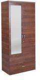 HomeTown Ultima Two Door Wardrobe With Mirror In Walnut Colour