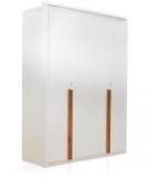 HomeTown UrbanaHighgloss Four Door Wardrobe In White Finish