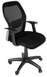 HomeTown Usher Ergonomic Chair In Black Colour