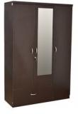 HomeTown Utsav Three Door Wardrobe With Mirror