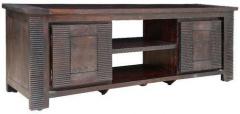 HomeTown Venus Solidwood TV Cabinet in Brown Colour