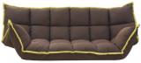 HomeTown Voltaic Sofa Cum Bed In Dark Brown Colour