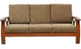 HomeTown Winston Solid Wood Three Seater Sofa