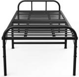 Honeytouch Folding Bed Metal Frame With Headboard Metal Single Bed