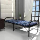 Honeytouch Folding Bed With Mattress Cotton Cloth Metal Single Bed