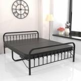 Honeytouch Folding Bed With Mattress Metal Double Bed