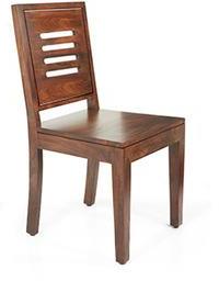 House Of Furniture Wooden Dining Chair In Teak Finish