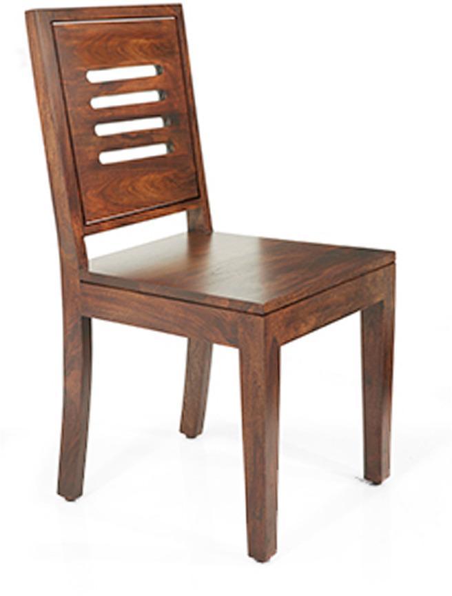 House of Furniture Wooden Dining Chair In Teak Finish