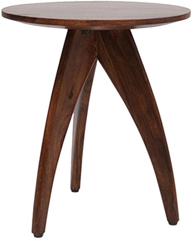 House of Furniture Wooden Side Table In Teak Finish