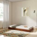 House Of Kuber Solid Sheesham Wood Single Bed For Bed Room, Kid Room, Hotel. Solid Wood Single Bed