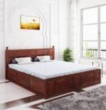 House Of Kuber Solid Wood Queen Box Bed