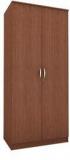 Housefull Benz Two Door Wardrobe In Oak Finish