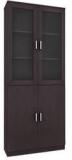 Housefull Bert Two Door Book Case In Wenge Finish