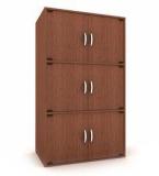 Housefull Brad 6D Storage Cabinet In Oak Finish