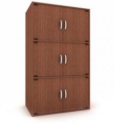 Housefull Brad 6D Storage Cabinet in Oak Finish