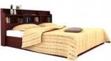 Housefull Calino Queen Bed In Mahogany Finish