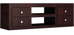 Housefull Entertainment Unit In Mahogany Finish