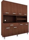 Housefull Era Kitchen Cabinet In Oak Finish