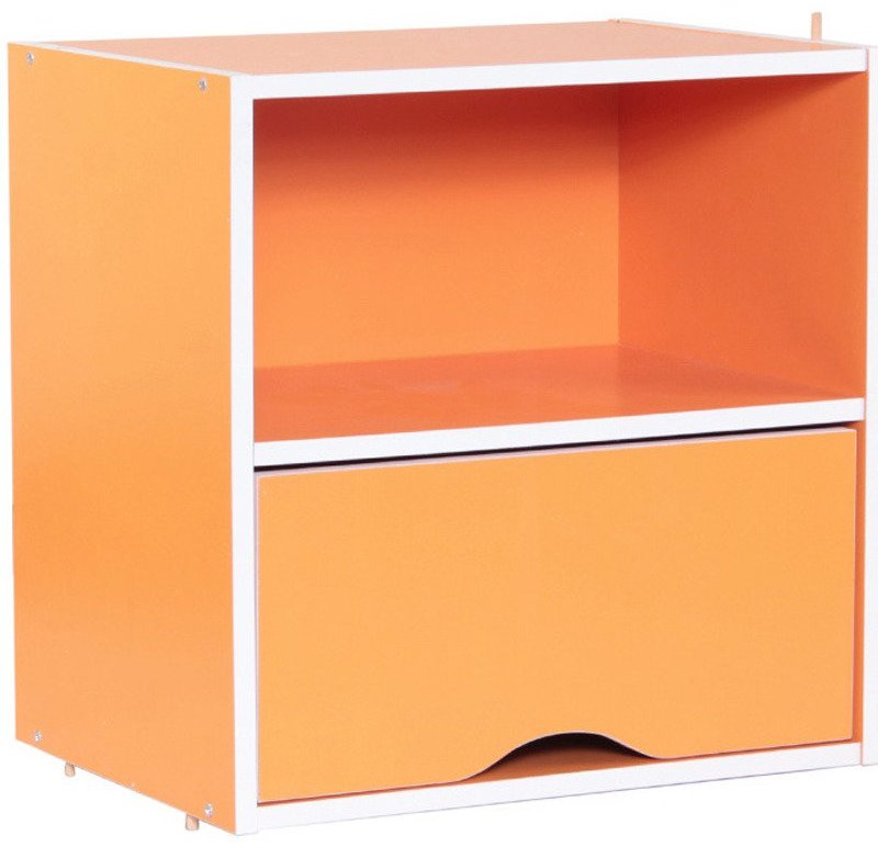 Housefull Geno Storage Shelf in Orange Colour