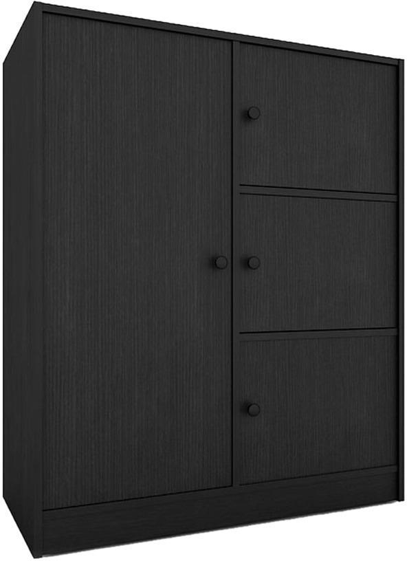 Housefull Lexus Kids Storage Cabinet in Black Oak Finish