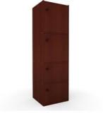 Housefull Mac Four Door Storage Unit In Mahogany Finish