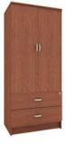 Housefull Marc Two Door Wardrobe With Drawer In Oak Finish