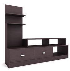 Housefull Merlin Wall Unit In Cappuccino Finish