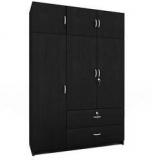 Housefull Remington Three Door Wardrobe in Wenge Finish