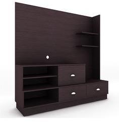 Housefull Roxx Wall Unit In Cappuccino Finish