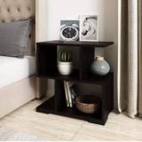 Hs Decor S Shaped Bedside, End Table For Living Room & Home Decor Engineered Wood End Table