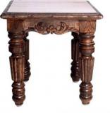 Huzain Handicrafts Solid Wood Side Table