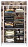 Icvibrant Multipurpose Utility Rack 5FL Carbon Steel Collapsible Wardrobe