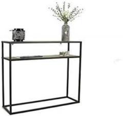 Indian Decor 45993 Mini Two Tier Console Table for Kids Metal Side Table