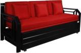 Indian Furniture Mart Classic 3 Seater Double Metal Pull Out Sofa Cum Bed