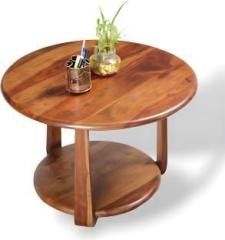 Indikasa Bon Jovi Centre Table | Solid Sheesham Wood | Teak Finish Solid Wood Console Table